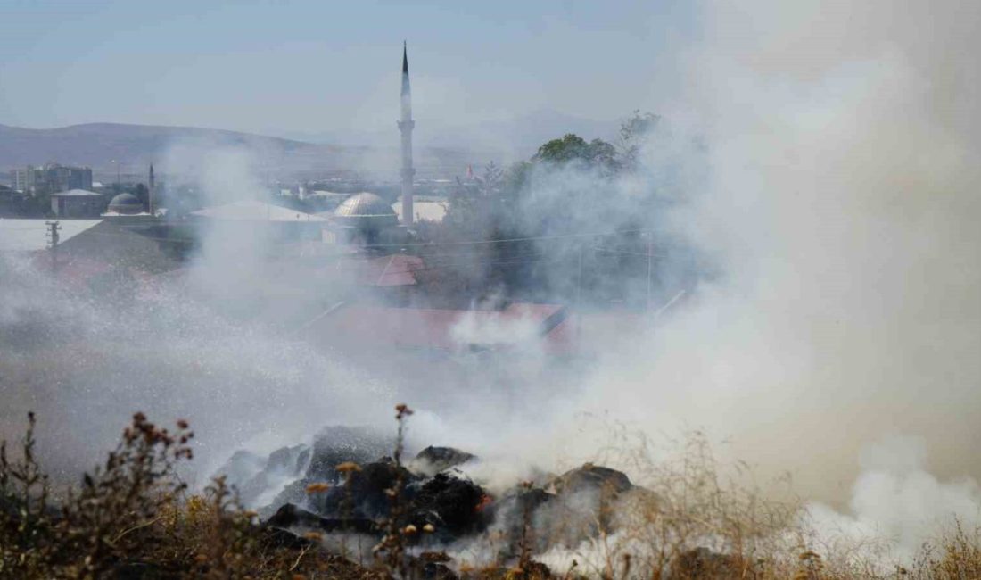 Erzurum’da meydana gelen ot yangını itfaiyenin zamanında müdahalesi ile söndürüldü.