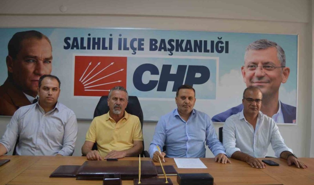 Manisa’nın Salihli ilçesinde Cumhuriyet Halk Partisi (CHP) Salihli İlçe Başkanı