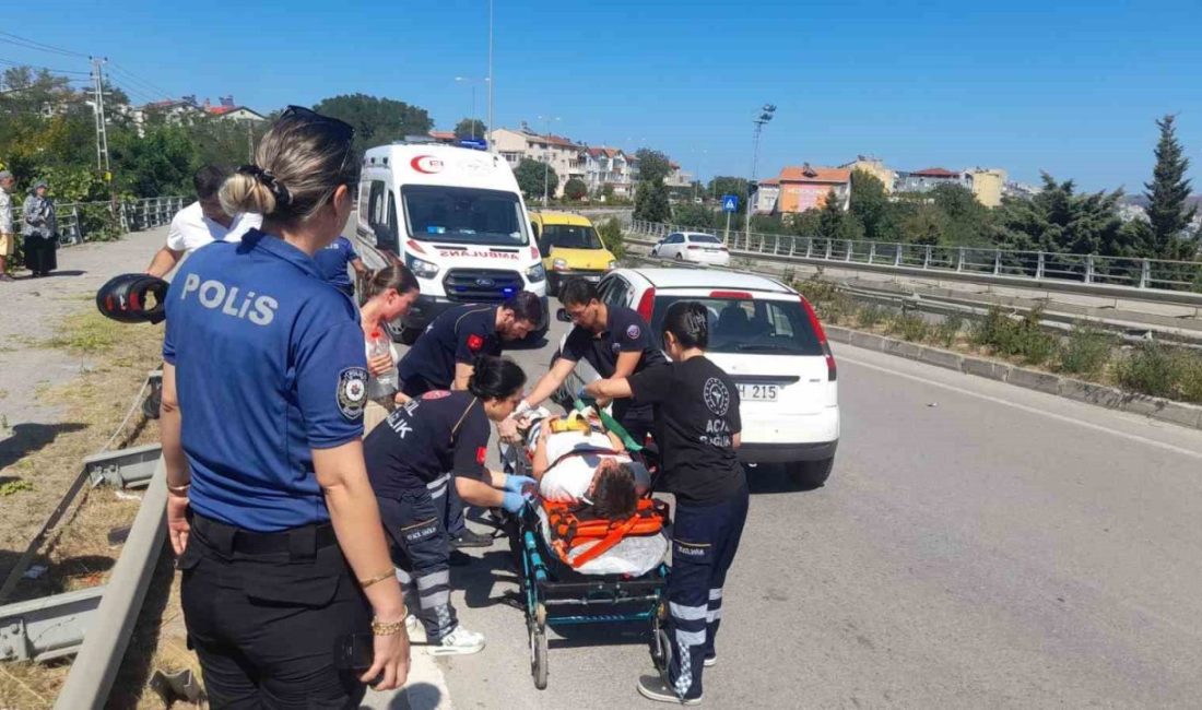 Sinop’ta meydana gelen trafik kazasında bir kişi yaralandı. Kaza, Sinop-Samsun