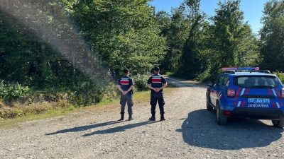 Sinop’ta İl Jandarma Komutanlığı ekiplerinin orman yangınlarını önlemek amacıyla il