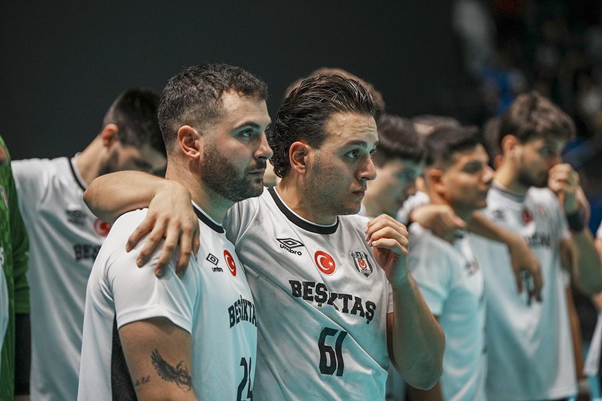 Hentbol Erkekler Süper Kupa final müsabakasında Beşiktaş ile Nilüfer Belediyespor