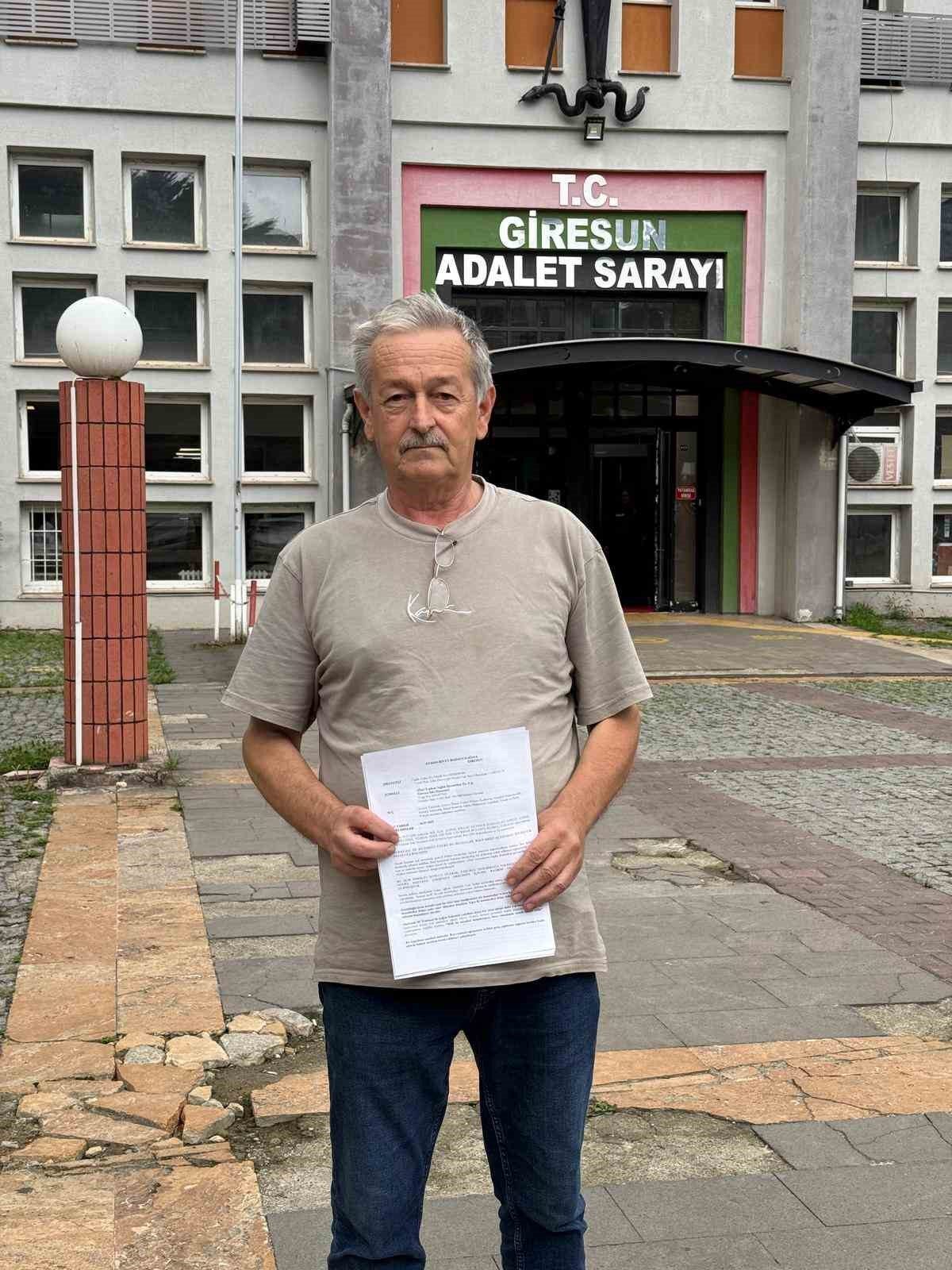 Giresun’da yaşayan Salih Aydın, göğüs ağrısı ve sol kol uyuşması