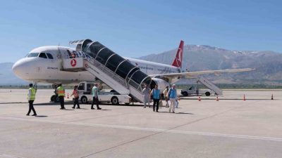 Erzincan Yıldırım Akbulut Havalimanı’nın 2025 yılı Temmuz ayına ait hava