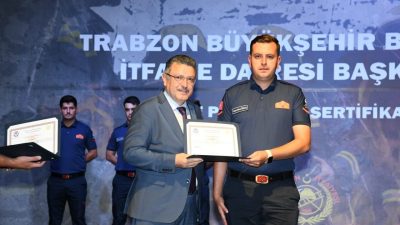 Trabzon Büyükşehir Belediyesi İtfaiye Dairesi Başkanlığı bünyesinde çalışmak için eğitim