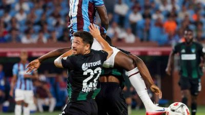 Trendyol Süper Lig’in ilk haftasında Trabzonspor, sahasında karşılaştığı Kocaelispor’u 1-0