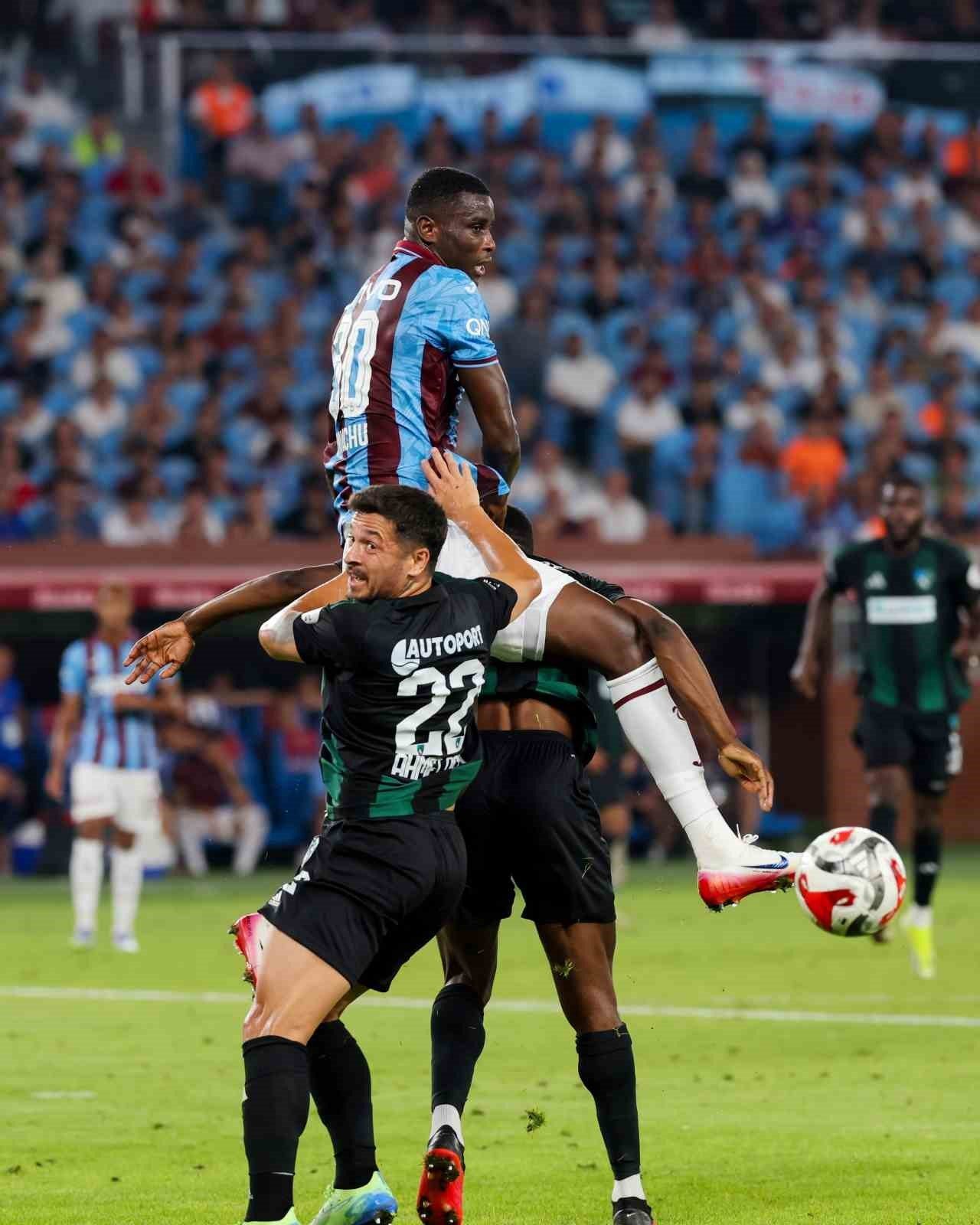 Trendyol Süper Lig’in ilk haftasında Trabzonspor, sahasında karşılaştığı Kocaelispor’u 1-0