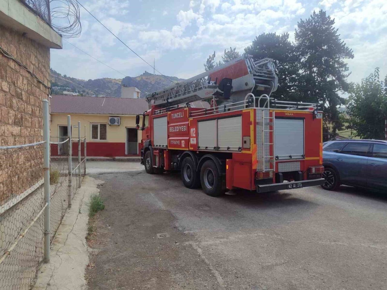 Tunceli’de cezaevindeki tatbikat gerçeği aratmadı. Tunceli Merkez Cezaevi’nden gelen yangın