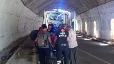 Tunceli-Pülümür-Erzincan kara yolu 8’inci tünelinde meydana gelen kazada 1 kişi