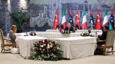 Cumhurbaşkanı Recep Tayyip Erdoğan, İtalya Başbakanı Giorgia Meloni ve Libya