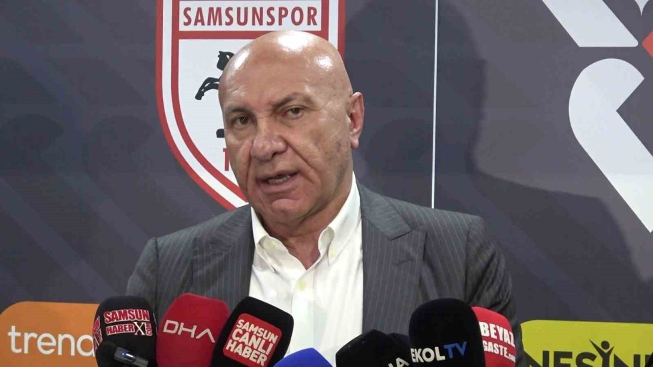 SAMSUN (İHA) – Samsunspor Başkanı Yüksel Yıldırım, Panathinaikos maçının ardından