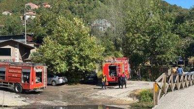 Zonguldak’ın Çaydamar Mahallesi’nde ormanlık alanda çıkan yangın, itfaiye ekiplerinin hızlı