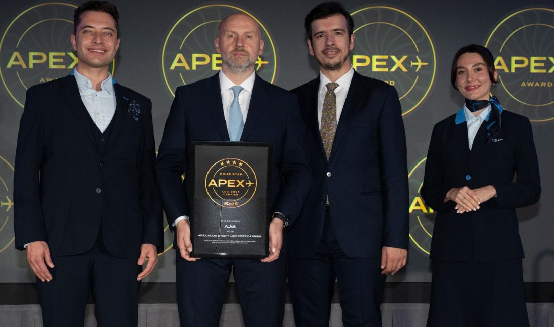 AJet 2. Kez Uluslararası Ödüle Layık Görüldü