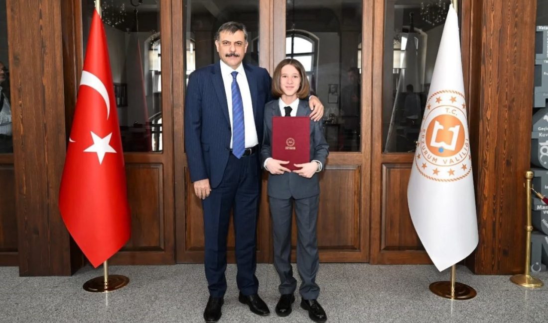 Alperen’in gönlünde yeşeren “hafız bir vali olma” hayali, anlamlı bir