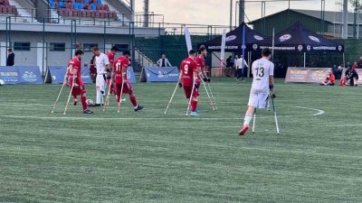 Ampute Futbol Milli Takımı, EAFF Uluslar Ligi’nde üçüncü maçında İngiltere’yi