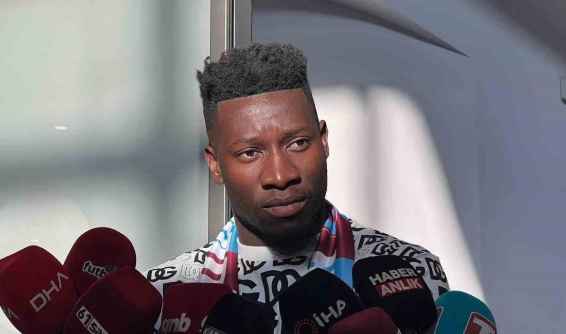 Trabzonspor’un Manchester United’dan kiralık olarak kadrosuna kattığı Andre Onana, bordo-mavililerin
