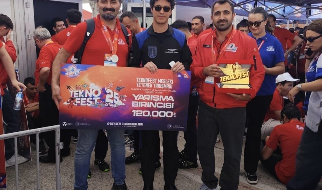 Aşkaleli Arif Ünver, TEKNOFEST İstanbul 2025 kapsamında düzenlenen Meslekî Yetenek