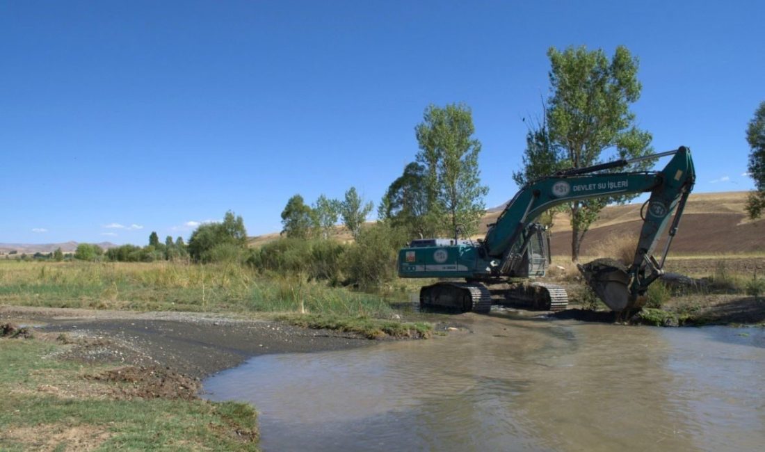 Erzincan’ın Tercan ilçesinde Bağpınar ve Kurukol köyleri arasındaki derede rüsubat
