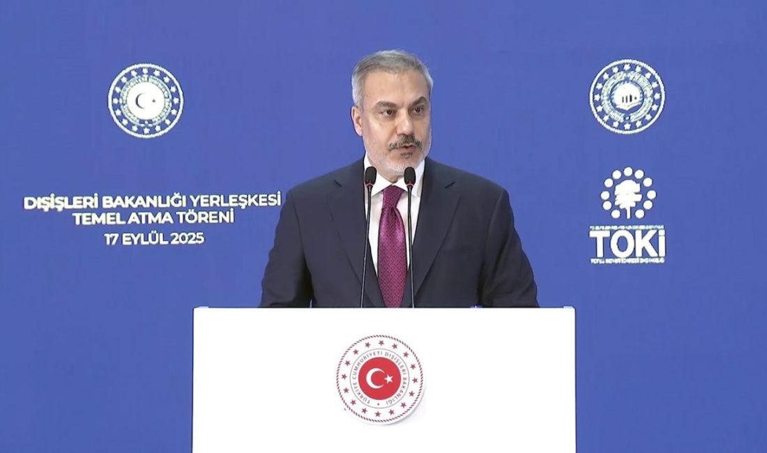 Dışişleri Bakanı Hakan Fidan, Dışişleri Bakanlığı’nın yeni yerleşkesinin stratejik öneme