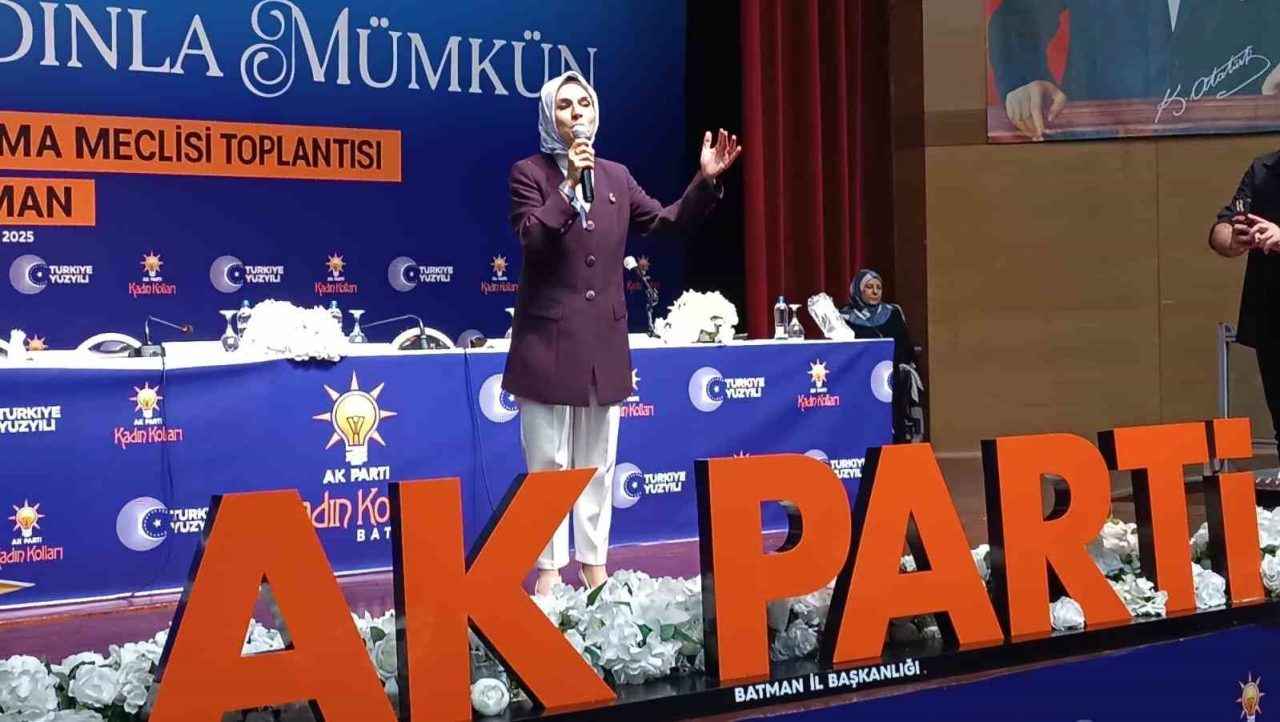 Aile ve Sosyal Hizmetler Bakanı Mahinur Özdemir Göktaş, “Terörsüz Türkiye”