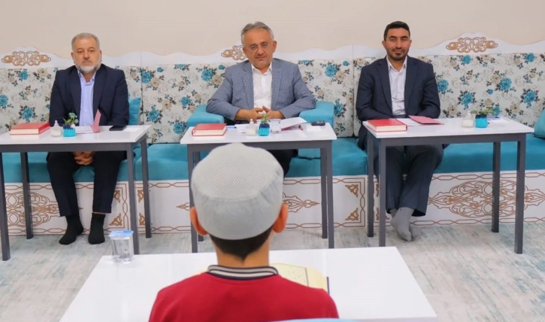 Bayburt’ta, Diyanet İşleri Başkanlığınca Kur’an kursları arasında düzenlenen 2025 Yılı