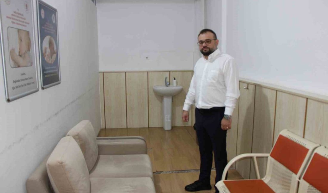 Amasya’da semt polikliniğinde bebek emzirme odasının şartlarını yetersiz bulup eleştirilerini