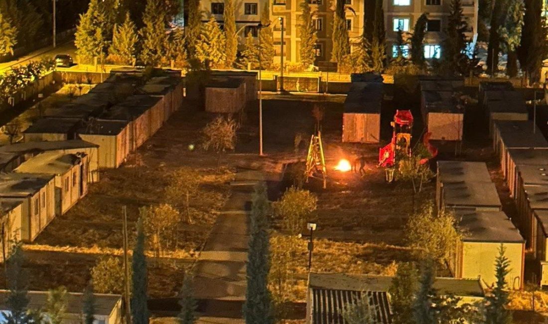 Adıyaman’da, daha önceden konteyner kent olarak kullanılan ve uzun bir