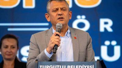 CHP Genel Başkanı Özgür Özel, Manisa’nın Turgutlu ilçesinde belediye tarafından