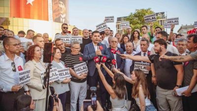 Aydın Büyükşehir Belediyesi’nde olaylı geçen ve ertelenen meclis toplantısının ardından