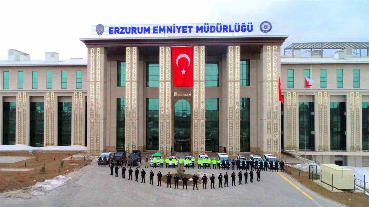 Erzurum Valiliği, 2025 yılı içinde polis ekiplerinin yaptığı çalışmalarda 417
