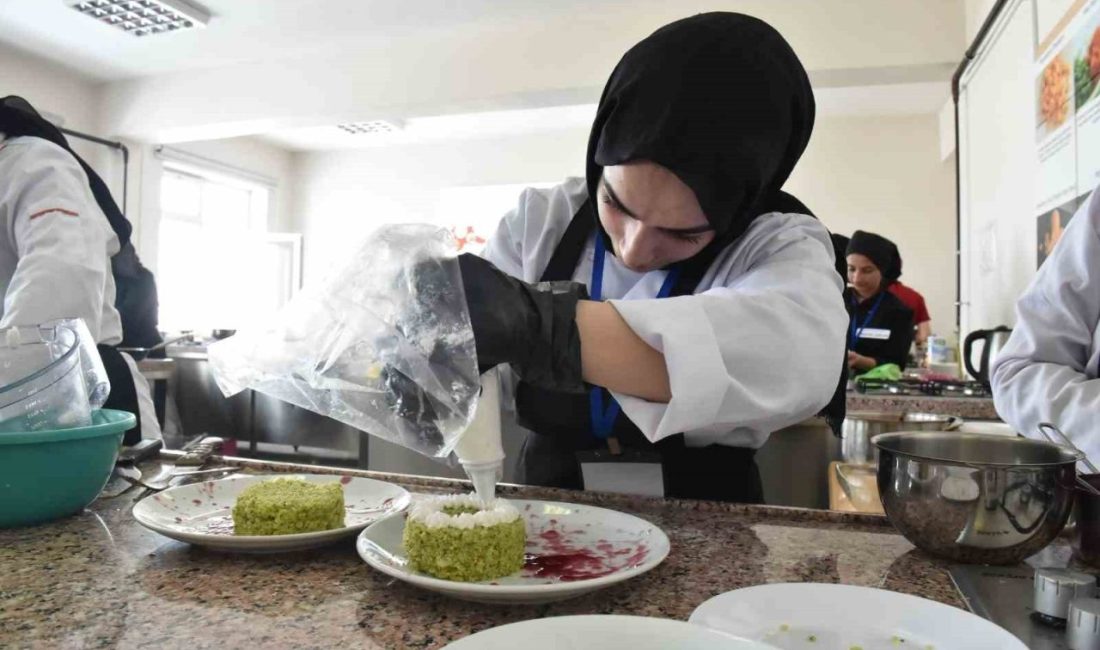 Yeni açılan Erzurum Gastronomi Mesleki ve Teknik Anadolu Lisesi, mutfak