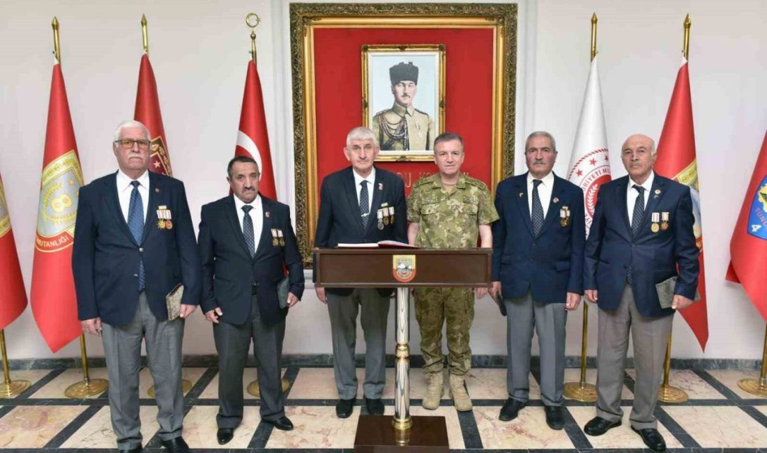 Erzurum Muharip Gaziler Derneği’nden 3’ncü Ordu Komutanı Altuğ Paşa’ya hayırlı