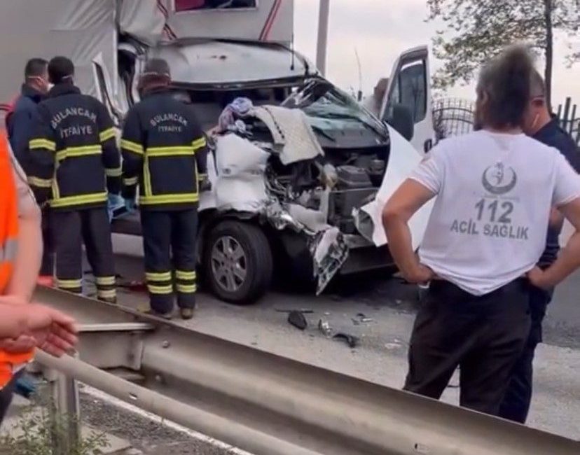 Giresun’un Bulancak ilçesinde sabah saatlerinde meydana gelen trafik kazasında 1