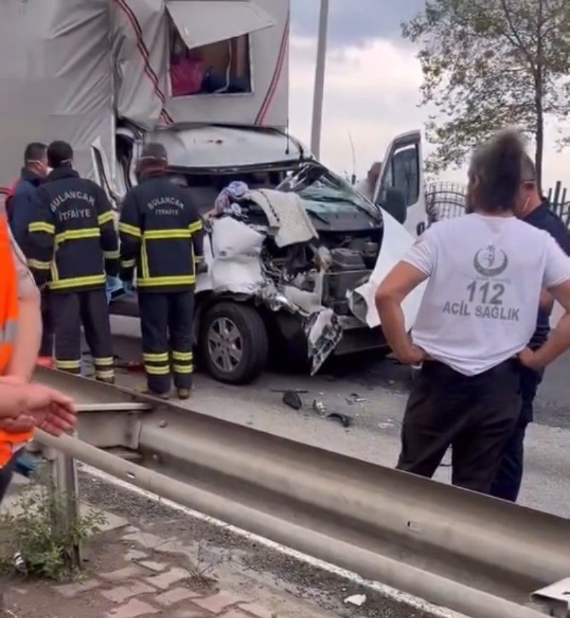 Giresun’un Bulancak ilçesinde sabah saatlerinde meydana gelen trafik kazasında 1