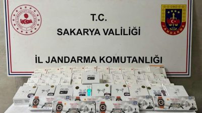 Sakarya’nın Sapanca ilçesinde jandarma ekiplerince gerçekleştirilen yol kontrolünde, bir araçta