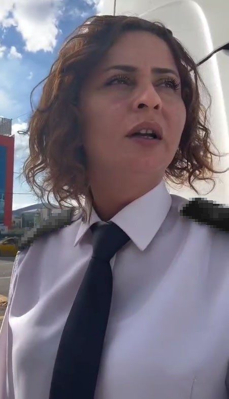 Rizeli kadın uzak yol şoförü Buket Yaman, sosyal medyadan yaptığı