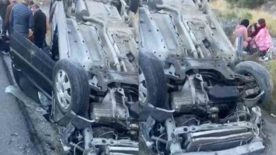 Erzincan-Erzurum sınırında kızlarını Ağrı’dan Tunceli’ye üniversiteye götüren ailenin içerisinde bulunduğu