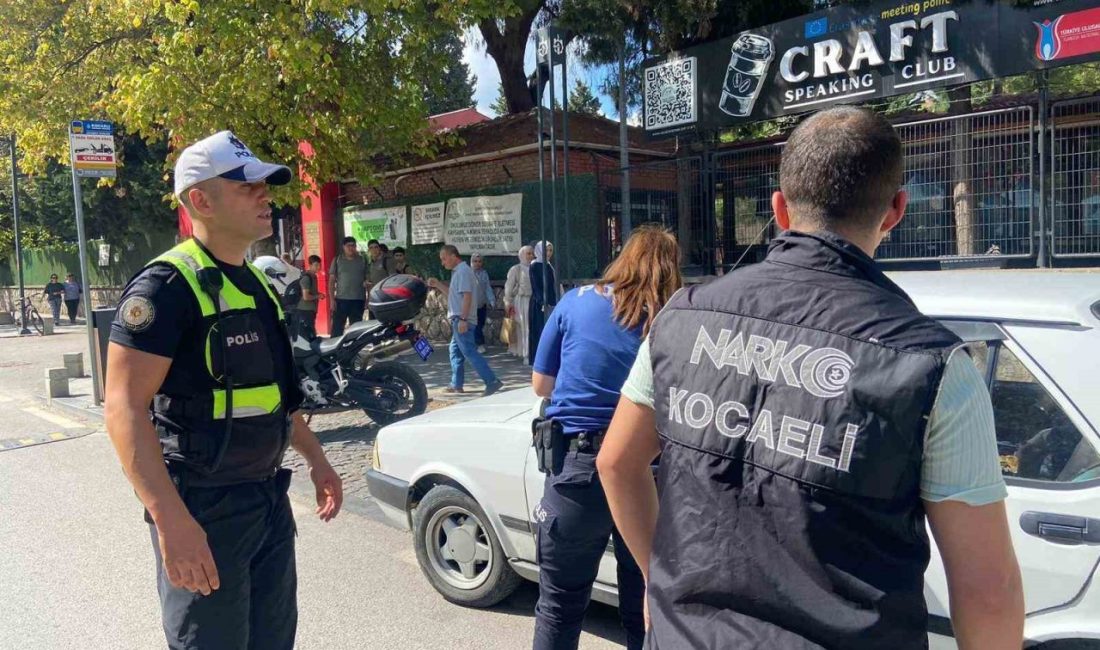 Kocaeli Emniyet Müdürlüğü Narkotik Suçlarla Mücadele Şube Müdürlüğü ekipleri, İzmit,