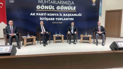 AK Parti Konya İl Başkanlığı tarafından “Muhtarlarımızla Gönül Gönüle” programı