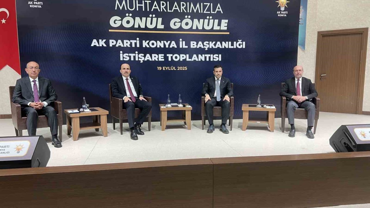 AK Parti Konya İl Başkanlığı tarafından “Muhtarlarımızla Gönül Gönüle” programı