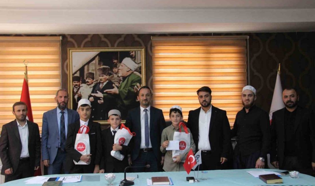 Erzurum’da Kur’an kurslarında hafızlık eğitimi alan öğrenciler arasında “2025 Yılı