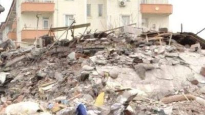 Malatya’da 6 Şubat 2023’te meydana gelen depremlerde yıkılan ve 16