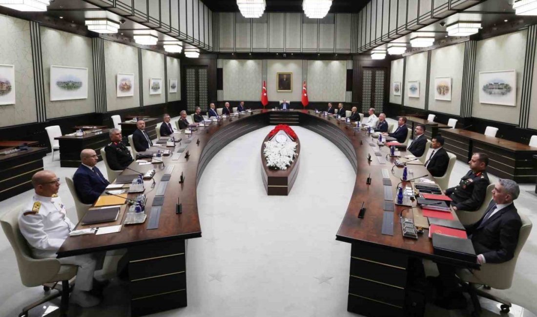 Cumhurbaşkanı Recep Tayyip Erdoğan başkanlığındaki Milli Güvenlik Kurulu (MGK) Toplantısı’nda,