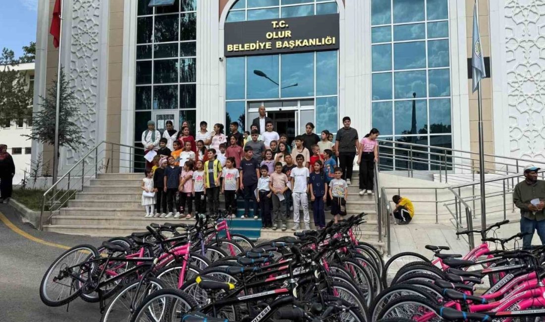 Erzurum’da sosyal belediyecilik örneği sergileyen Olur Belediyesi, bisikleti olmayan 125