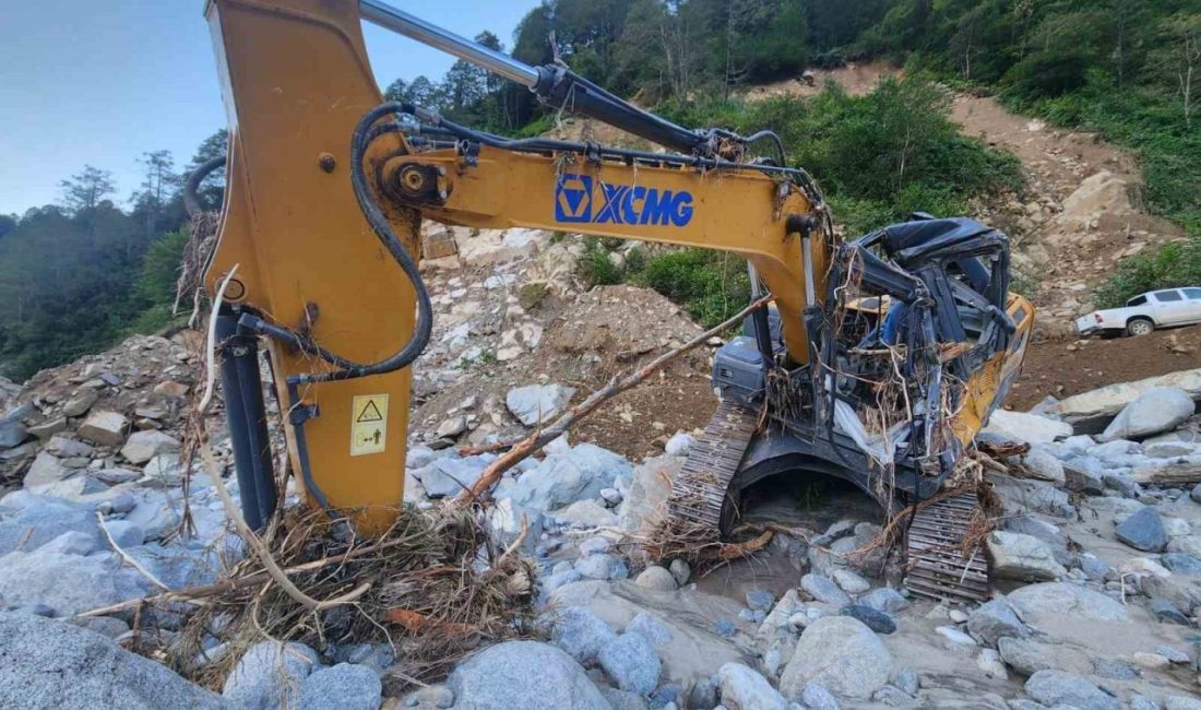 Rize’yi hafta sonu etkisi altına alan şiddetli sağanak yağışlar nedeniyle