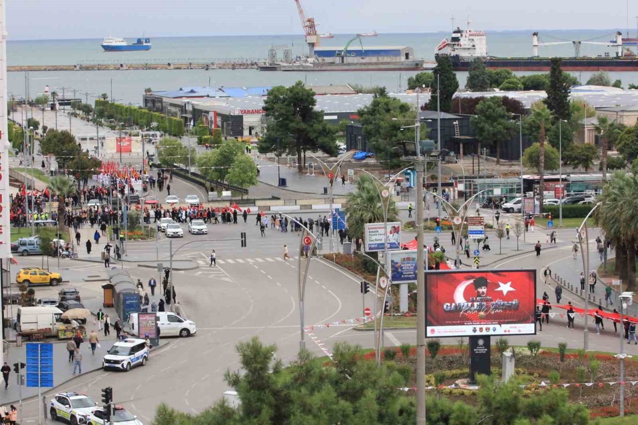 Samsun’da 19 Eylül Gaziler Günü, askeri bando ile gaziler ve