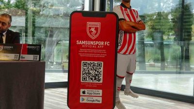 Samsunspor Kulübü, taraftarlar için hazırladığı mobil uygulamasını ve çeşitli işletmelerden