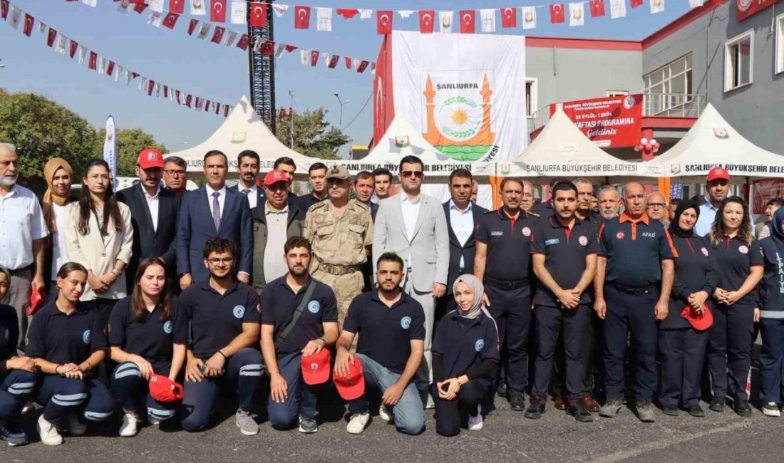 Şanlıurfa Büyükşehir Belediyesi tarafından İtfaiye Haftası etkinlikleri çerçevesinde gerçeği aratmayan