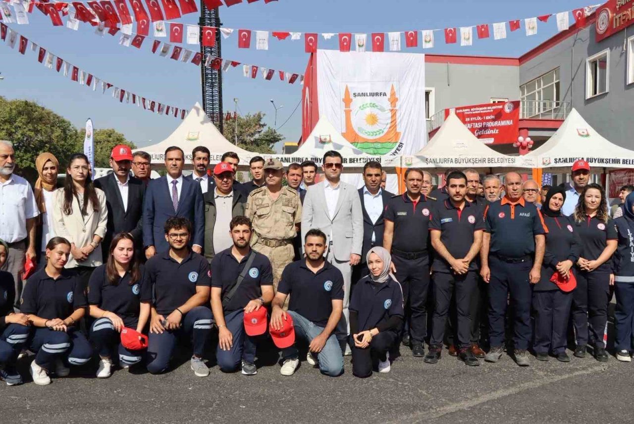 Şanlıurfa Büyükşehir Belediyesi tarafından İtfaiye Haftası etkinlikleri çerçevesinde gerçeği aratmayan