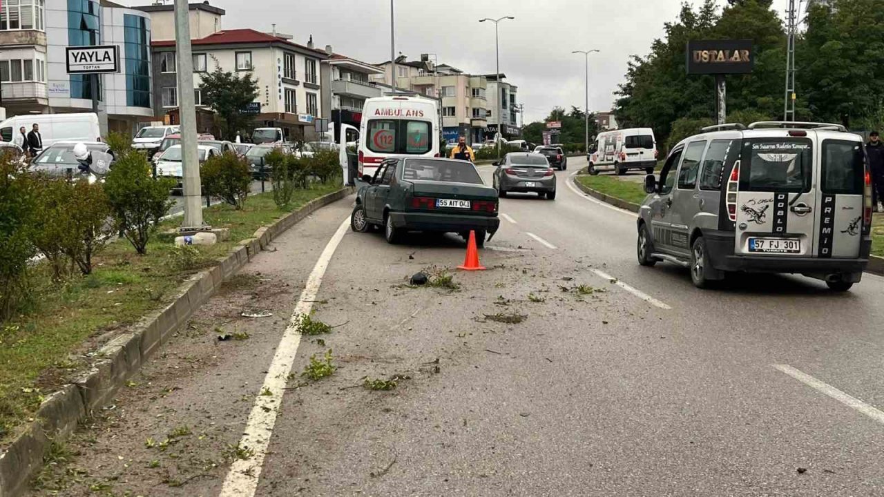 Sinop’ta 6 aracın karıştığı zincirleme trafik kazasında 1 kişi yaralandı.