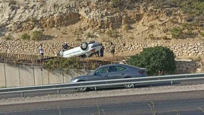 Sivas’ın Suçatı mevkiisinde meydana gelen kazada takta atan aracın sürücüsü